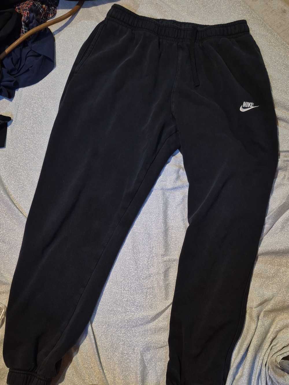Nike Black Kids' Logo Fleece Joggers